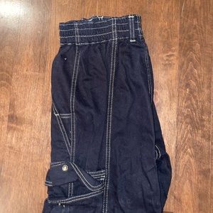 URBAN OUTFITTERS BLACK CARGO PANTS